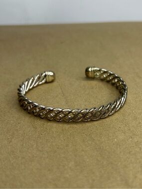 Sterling Silver Braided Cuff Bracelet